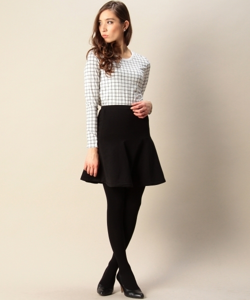 BEAUTY&YOUTH UNITED ARROWS（ビューティーアンドユースユナイテッドアローズ）の「BYSF スウェットフレアスカート ◆（スカート・レディース・ブラック/ライトグレー・フリー）」の7枚目の写真