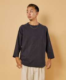 WALLA WALLA SPORT（ワラワラスポーツ）の「3/4 BASEBALL TEE SOLID / 3/4 ベースボールT ソリッド（Tシャツ/カットソー）」