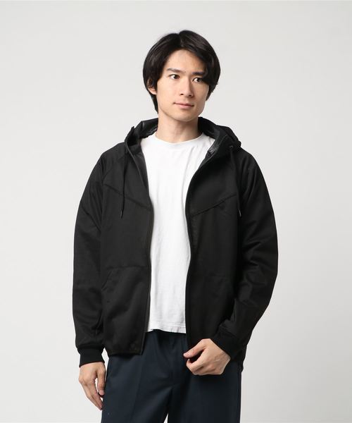 MinoriTY(マイノリティ)の「ZIPパーカー ウインドストップ パーカー 裏メッシュ(パーカー・メンズ・ブラック/杢グレー/チャコール・LL/L/M)」の2枚目の写真