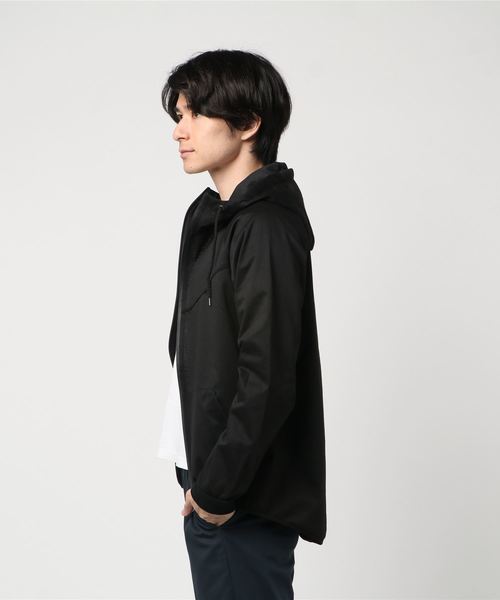 MinoriTY(マイノリティ)の「ZIPパーカー ウインドストップ パーカー 裏メッシュ(パーカー・メンズ・ブラック/杢グレー/チャコール・LL/L/M)」の4枚目の写真
