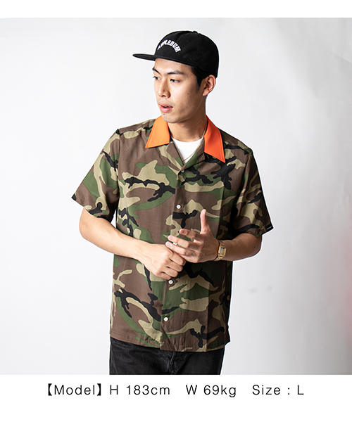 APPLEBUM(アップルバム)の「Camo Aloha S/S Shirt(シャツ/ブラウス・メンズ・ブラック系その他/ブラウン系その他・M/L/XL)」の4枚目の写真