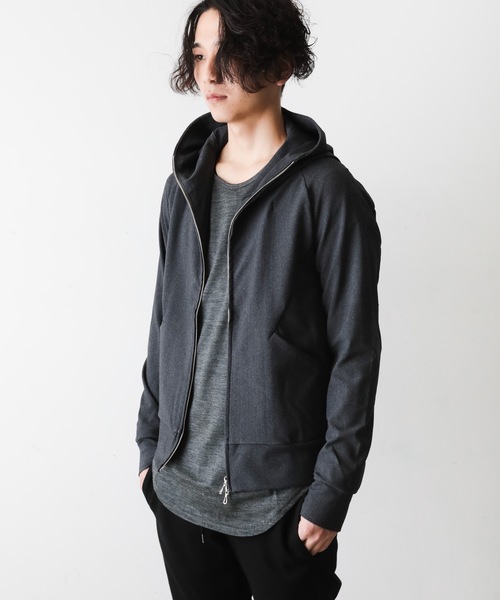 ATTACHMENT（アタッチメント）の「スーパーストレッチメリルハイテンションツイル　ZIP UP パーカー（パーカー・メンズ・グレー系その他・1/2/3）」の13枚目の写真