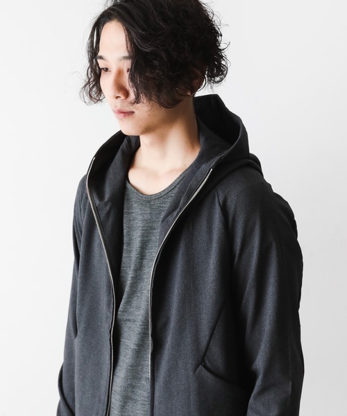 ATTACHMENT（アタッチメント）の「スーパーストレッチメリルハイテンションツイル　ZIP UP パーカー（パーカー・メンズ・グレー系その他・1/2/3）」の10枚目の写真