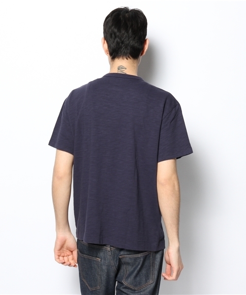 BEAMS(ビームス)の「○BEAMS / BIGシルエット ポケットTEE(Tシャツ/カットソー・メンズ・ホワイト/ネイビー・MEDIUM/LARGE)」の5枚目の写真