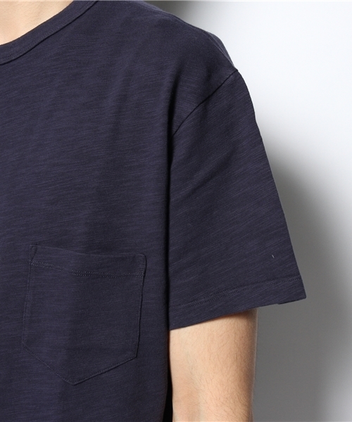 BEAMS(ビームス)の「○BEAMS / BIGシルエット ポケットTEE(Tシャツ/カットソー・メンズ・ホワイト/ネイビー・MEDIUM/LARGE)」の7枚目の写真