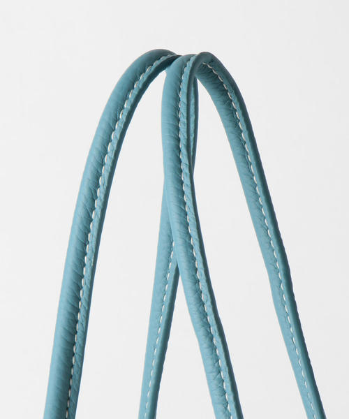 VASIC（ヴァジック）の「＜VASIC＞BOND MINI MINI レザーバッグ Ψ（ハンドバッグ・レディース・コバルトブルー/ブラウン・FREE）」の5枚目の写真