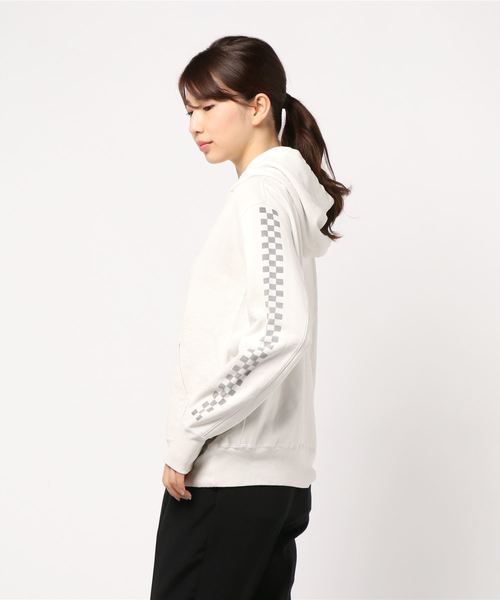 journal standard Furniture （ジャーナルスタンダードファニチャー）の「スペシャルカコウウラケPULLパーカーチェッカーフラグ（Tシャツ/カットソー・レディース・ホワイト・SMALL/MEDIUM）」の2枚目の写真