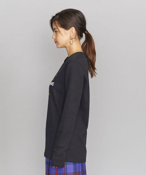 BEAUTY&YOUTH UNITED ARROWS(ビューティーアンドユースユナイテッドアローズ)の「<Calvin Klein Jeans>モノグラムロングスリーブTシャツΨ(Tシャツ/カットソー・レディース・ブラック・SMALL)」の3枚目の写真
