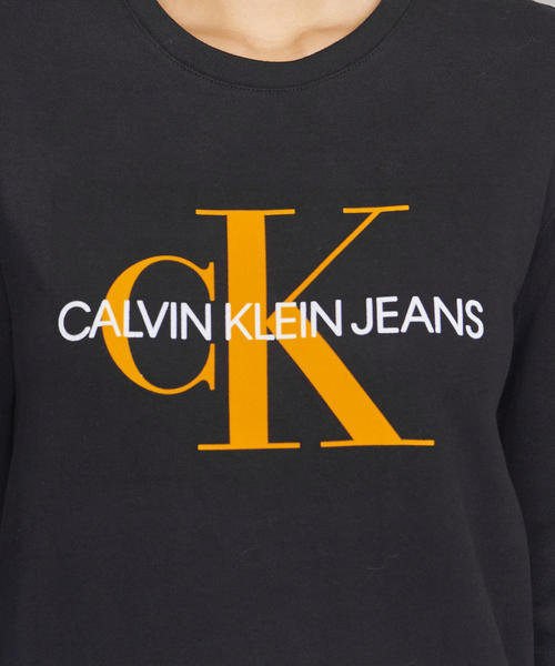 BEAUTY&YOUTH UNITED ARROWS(ビューティーアンドユースユナイテッドアローズ)の「<Calvin Klein Jeans>モノグラムロングスリーブTシャツΨ(Tシャツ/カットソー・レディース・ブラック・SMALL)」の7枚目の写真