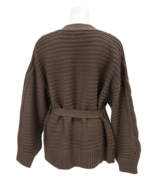 【セール】ガーター編み ケーブルニット カーディガン(カーディガン/ボレロ)|OSYAREVO(オシャレボ) 【セール】ガーター編み ケーブルニット カーディガン(カーディガン/ボレロ)|OSYAREVO(オシャレボ)