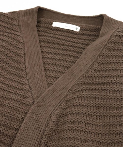 【セール】ガーター編み ケーブルニット カーディガン(カーディガン/ボレロ)|OSYAREVO(オシャレボ) 【セール】ガーター編み ケーブルニット カーディガン(カーディガン/ボレロ)|OSYAREVO(オシャレボ)