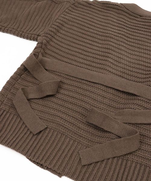 【セール】ガーター編み ケーブルニット カーディガン(カーディガン/ボレロ)|OSYAREVO(オシャレボ) 【セール】ガーター編み ケーブルニット カーディガン(カーディガン/ボレロ)|OSYAREVO(オシャレボ)