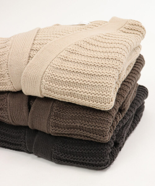 【セール】ガーター編み ケーブルニット カーディガン(カーディガン/ボレロ)|OSYAREVO(オシャレボ) 【セール】ガーター編み ケーブルニット カーディガン(カーディガン/ボレロ)|OSYAREVO(オシャレボ)