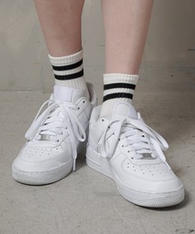 【8色展開】リブ ラインソックス