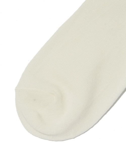 SPINNS（スピンズ）の「リブ ラインソックス（ソックス/靴下・レディース・ホワイト×ブラック/ホワイト×カーキブラウン/ホワイト×パープル/ホワイト×レッド/ブラック×ホワイト/オレンジ系その他/ベージュ系その他/ホワイト×グリーン・ONESIZE）」の9枚目の写真