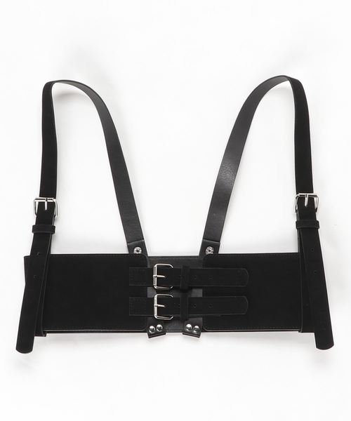 WEGO（ウィゴー）の「WEGO/ワイドハーネスベルト（ベルト・レディース・ブラック/ベージュ・FREE）」の7枚目の写真