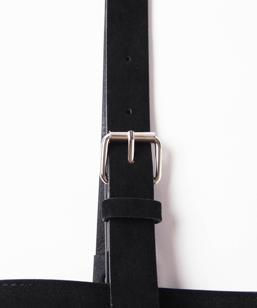 WEGO（ウィゴー）の「WEGO/ワイドハーネスベルト（ベルト・レディース・ブラック/ベージュ・FREE）」の4枚目の写真