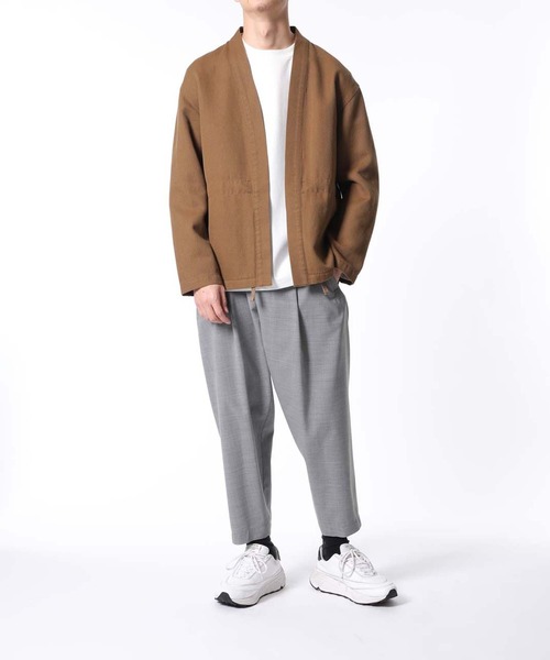 ADAM ET ROPE'（アダムエロペ）の「【SOLOTEX】ワイドクロップドパンツ（その他パンツ・メンズ・ブラック/グレー/ネイビー/ベージュ・L/M/S）」の14枚目の写真