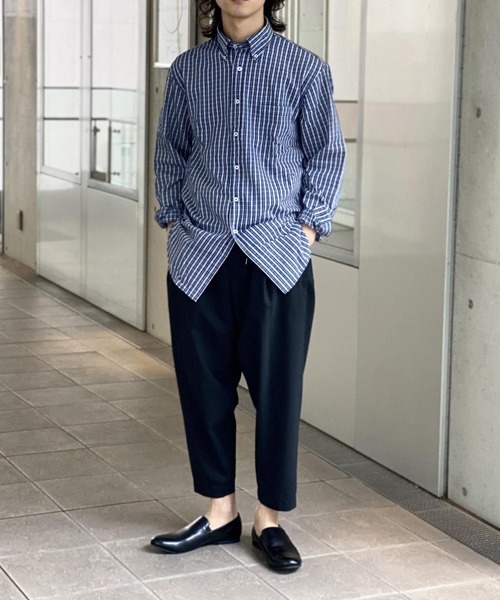 ADAM ET ROPE'（アダムエロペ）の「【SOLOTEX】ワイドクロップドパンツ（その他パンツ・メンズ・ブラック/グレー/ネイビー/ベージュ・L/M/S）」の17枚目の写真