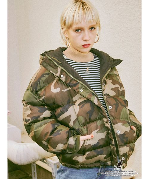 KANGOL(カンゴール)の「KANGOLトリムニット(ニット/セーター・レディース・ブルー/レッド/ブラック/ベージュ・MEDIUM)」の7枚目の写真