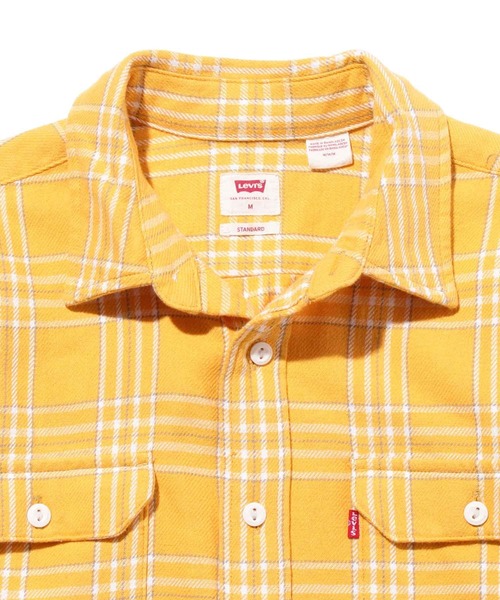 Levi's(リーバイス)の「CLASSIC ワーカーシャツ STANDARD AUDEN GOLDEN APRICOT(シャツ/ブラウス・メンズ・マルチ・L/M/S/XL)」の7枚目の写真