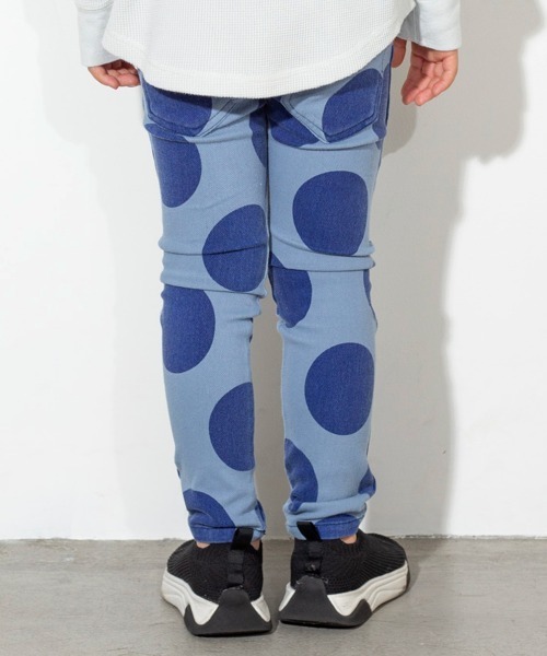 MAKE YOUR DAY(メイクユアデイ)の「スーパーストレッチスキニードットPT(製品染)■80~140cm(その他パンツ・キッズ・ブラウン/ブルー/ミント/キャメル/チャコールグレー/パープル・100/110/120/130/140/90/80)」の16枚目の写真