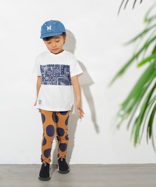 MAKE YOUR DAY(メイクユアデイ)の「スーパーストレッチスキニードットPT(製品染)■80~140cm(その他パンツ・キッズ・ブラウン/ブルー/ミント/キャメル/チャコールグレー/パープル・100/110/120/130/140/90/80)」の9枚目の写真