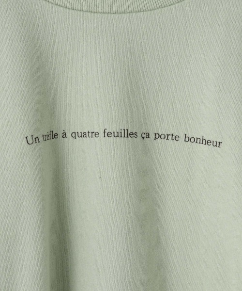 LOWRYS FARM（ローリーズファーム）の「レタリングＴＥＥ　876016（Tシャツ/カットソー・キッズ・ブラック/オフホワイト/グリーン系その他/ベージュ・MEDIUM/X-LARGE/LARGE）」の9枚目の写真