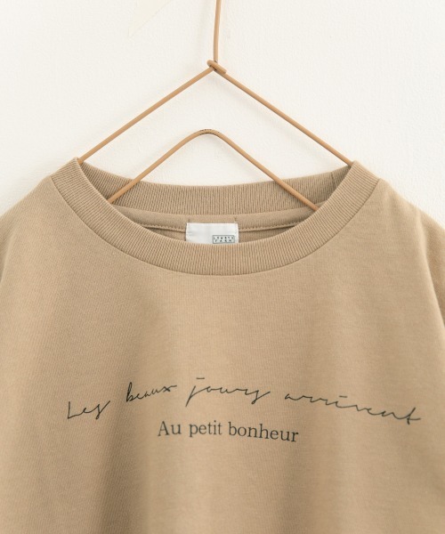 LOWRYS FARM（ローリーズファーム）の「レタリングＴＥＥ　876016（Tシャツ/カットソー・キッズ・ブラック/オフホワイト/グリーン系その他/ベージュ・MEDIUM/X-LARGE/LARGE）」の13枚目の写真