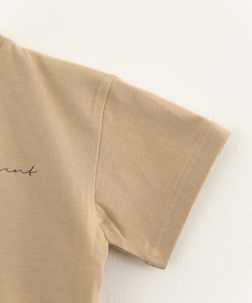 LOWRYS FARM（ローリーズファーム）の「レタリングＴＥＥ　876016（Tシャツ/カットソー・キッズ・ブラック/オフホワイト/グリーン系その他/ベージュ・MEDIUM/X-LARGE/LARGE）」の12枚目の写真