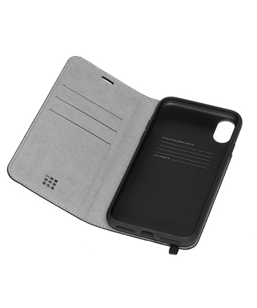 MOLESKINE(モレスキン)の「モレスキン iPhone ケース X クラシックブックタイプ ソフトタッチケース リーディング(スマホケース/カバー・メンズ・ブラック/レッド系その他・ONE SIZE)」の5枚目の写真