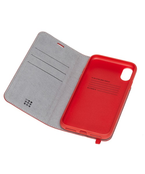 MOLESKINE(モレスキン)の「モレスキン iPhone ケース X クラシックブックタイプ ソフトタッチケース リーディング(スマホケース/カバー・メンズ・ブラック/レッド系その他・ONE SIZE)」の9枚目の写真