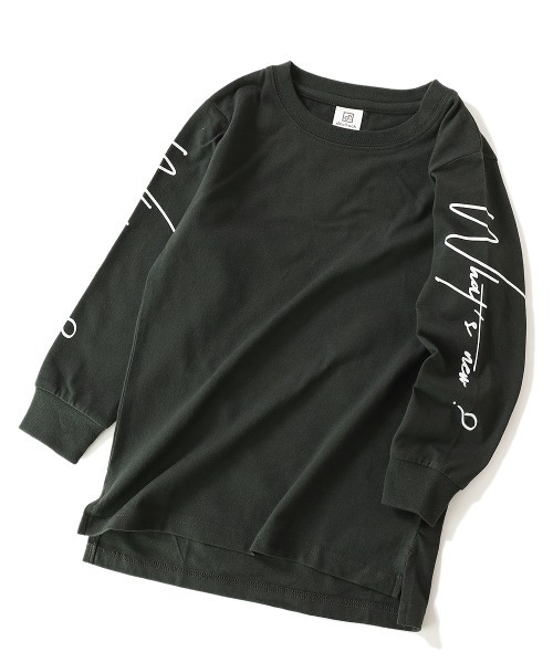 devirock(デビロック)の「袖プリント長袖Tシャツ(Tシャツ/カットソー・キッズ・キャメル/ブラック/スミクロ/ダークベージュ/ブラック系その他2/ブルー系その他・130cm/110cm/160cm/100cm/120cm/150cm/140cm)」の15枚目の写真