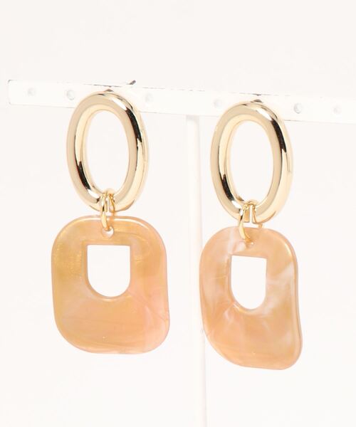 MIIA（ミーア）の「カラーピアス（ピアス（両耳用）・レディース・パープル/ピンク/グリーン・FREE）」の3枚目の写真