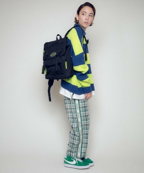 Candy Stripper（キャンディストリッパー）の「CANDY DAYPACK（バックパック/リュック・レディース・ブラック×グリーン/ブラック×ピンク・FREE）」の5枚目の写真