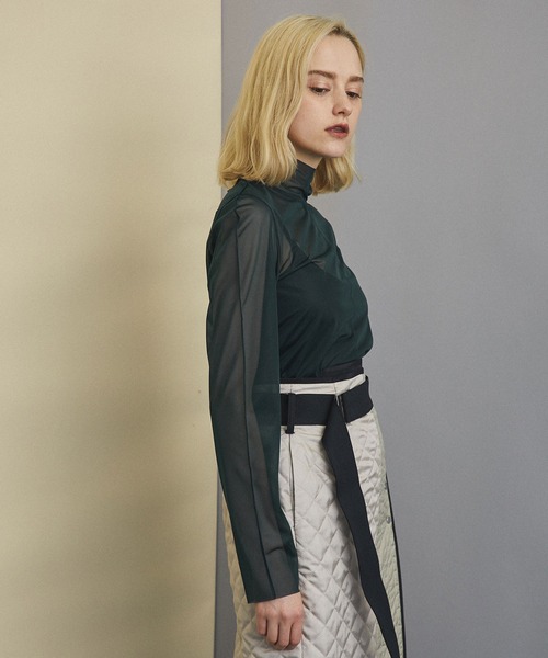 UNITED TOKYO(ユナイテッドトウキョウ)の「シアーレイヤーカットソー(Tシャツ/カットソー・レディース・ブラック/ブラウン/グリーン・0)」の13枚目の写真