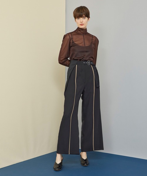 UNITED TOKYO(ユナイテッドトウキョウ)の「シアーレイヤーカットソー(Tシャツ/カットソー・レディース・ブラック/ブラウン/グリーン・0)」の18枚目の写真