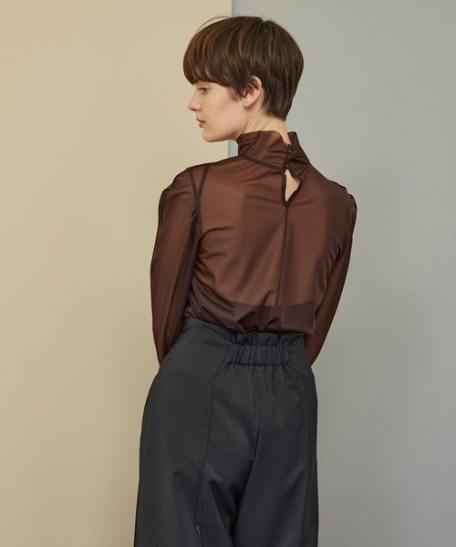 UNITED TOKYO(ユナイテッドトウキョウ)の「シアーレイヤーカットソー(Tシャツ/カットソー・レディース・ブラック/ブラウン/グリーン・0)」の20枚目の写真