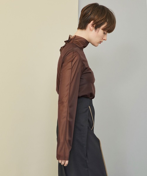 UNITED TOKYO(ユナイテッドトウキョウ)の「シアーレイヤーカットソー(Tシャツ/カットソー・レディース・ブラック/ブラウン/グリーン・0)」の21枚目の写真