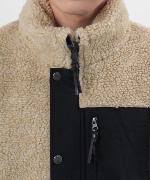 gym master（ジムマスター）の「【gym master/ジムマスター】リバーシブル ボアジャケット/マウンテンジャケット（マウンテンパーカー・メンズ・キナリ/ブラック/その他1/キャメル・M/XL/S/L）」の20枚目の写真