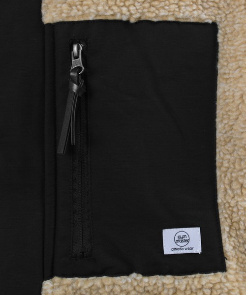 gym master（ジムマスター）の「【gym master/ジムマスター】リバーシブル ボアジャケット/マウンテンジャケット（マウンテンパーカー・メンズ・キナリ/ブラック/その他1/キャメル・M/XL/S/L）」の21枚目の写真