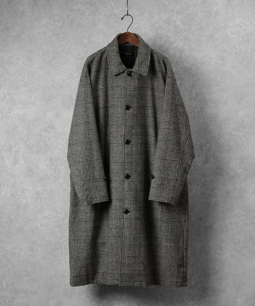 make a ray!(メイク ア レイ!)の「オーバーサイズ ダブルブレスト チェスターコート/ ステンカラーコート/バルカラーコート(チェスターコート・メンズ・チャコールグレー/ブラウン/グレー/ベージュ・L/M)」の3枚目の写真