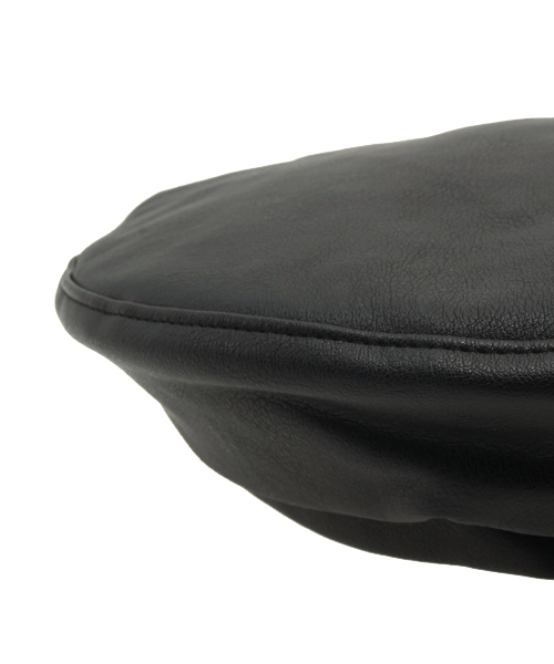 WEGO（ウィゴー）の「WEGO/フェイクレザーベレー帽（ハンチング/ベレー帽・レディース・ブラック・FREE）」の5枚目の写真