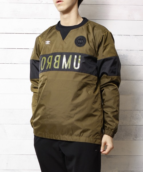 UMBRO(アンブロ)の「【66】【umbro(アンブロ)】裏メッシュ ラインドメッシュピステ(Tシャツ/カットソー・メンズ・ネイビー/ブラック/オリーブ・MEDIUM/SMALL/LARGE)」の2枚目の写真