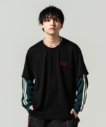 glamb | Jersey layered CS / ジャージーレイヤードカットソー(Tシャツ/カットソー)