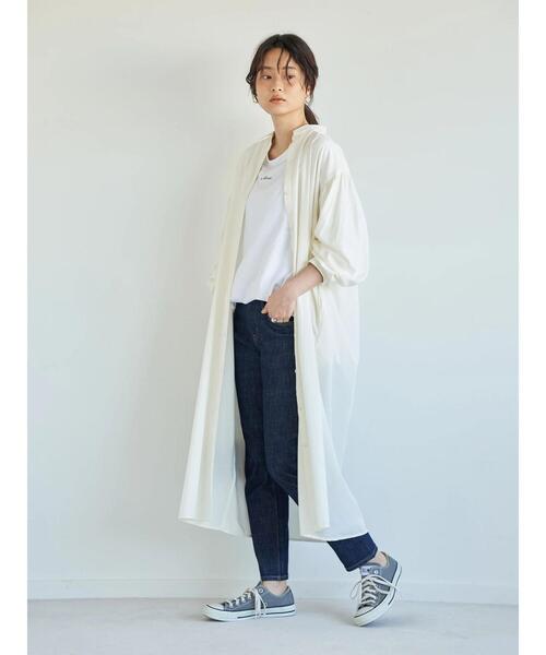 AMERICAN HOLIC(アメリカンホリック)の「バックギャザーシャツワンピース(シャツワンピース・レディース・オフホワイト/ピンク/ホワイト系その他6/ブルー系その他4・FREE)」の20枚目の写真