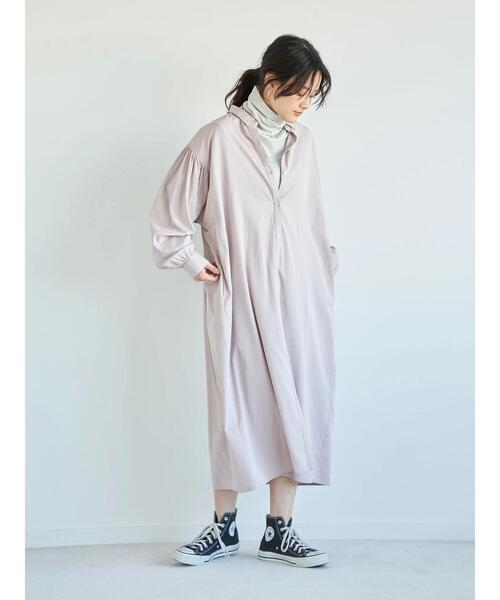 AMERICAN HOLIC(アメリカンホリック)の「バックギャザーシャツワンピース(シャツワンピース・レディース・オフホワイト/ピンク/ホワイト系その他6/ブルー系その他4・FREE)」の21枚目の写真