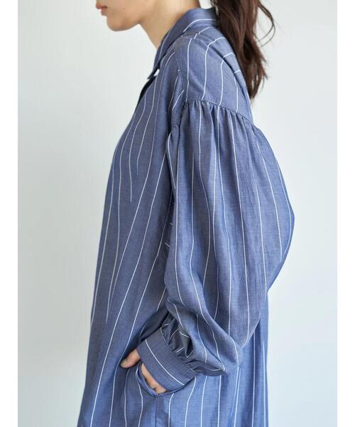 ボンポワン☆シャツワンピース☆size10 ボンポワン☆シャツワンピース☆size10