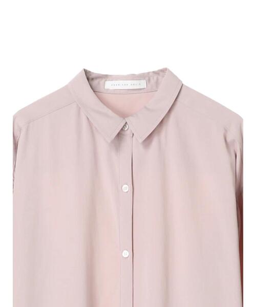 AMERICAN HOLIC(アメリカンホリック)の「バックギャザーシャツワンピース(シャツワンピース・レディース・オフホワイト/ピンク/ホワイト系その他6/ブルー系その他4・FREE)」の13枚目の写真