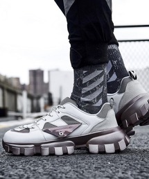 【WB ORIGINALS】Tech material platform dad sneakers